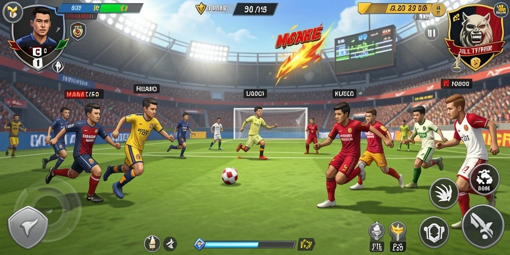 Fitur multiplayer yang memungkinkan interaksi dengan pemain lain.