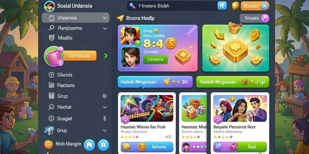 Sistem reward yang menarik dan menguntungkan.