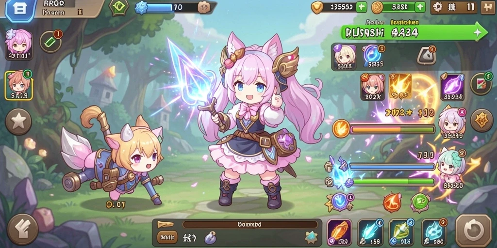 Screenshot memperlihatkan karakter-karakter unik dalam KAKA303.